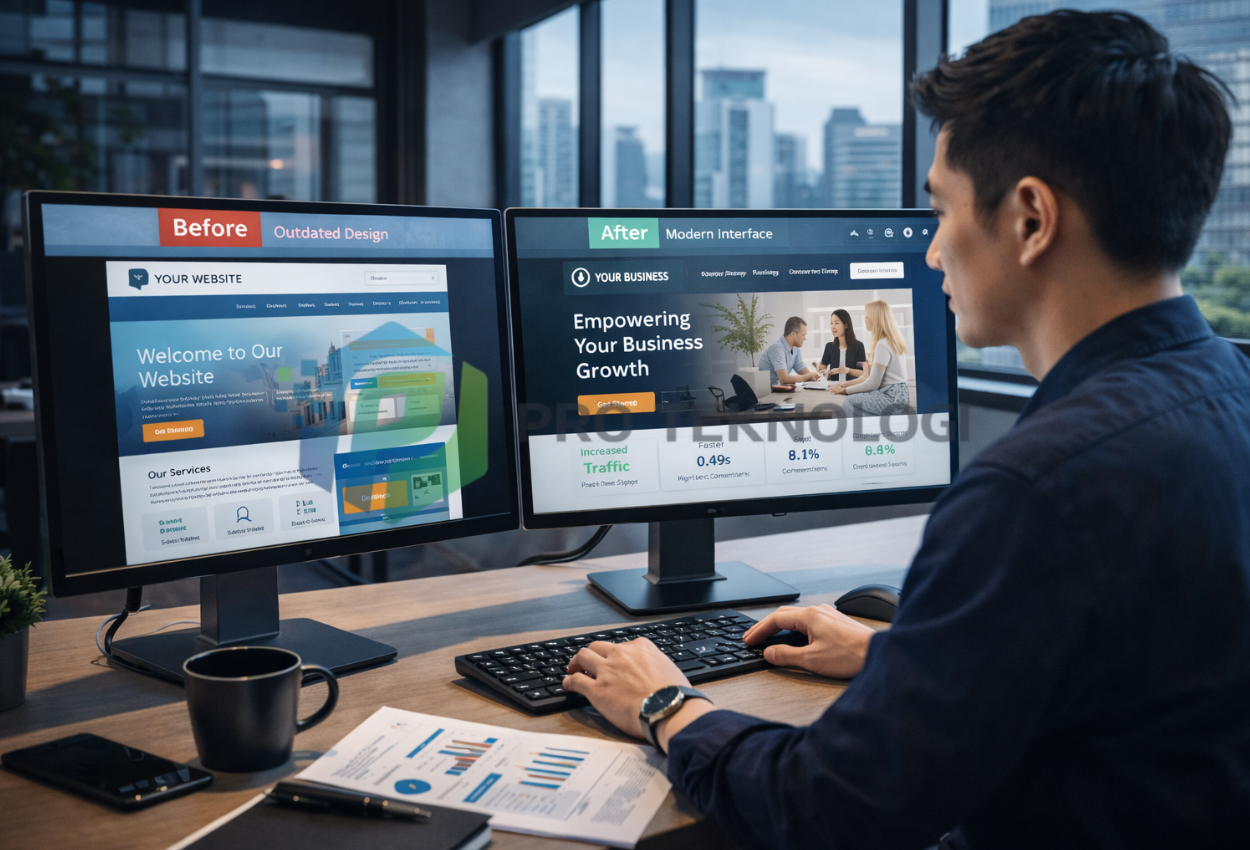 Jasa Redesign Website di Jakarta Pusat: Tingkatkan Tampilan & Performa